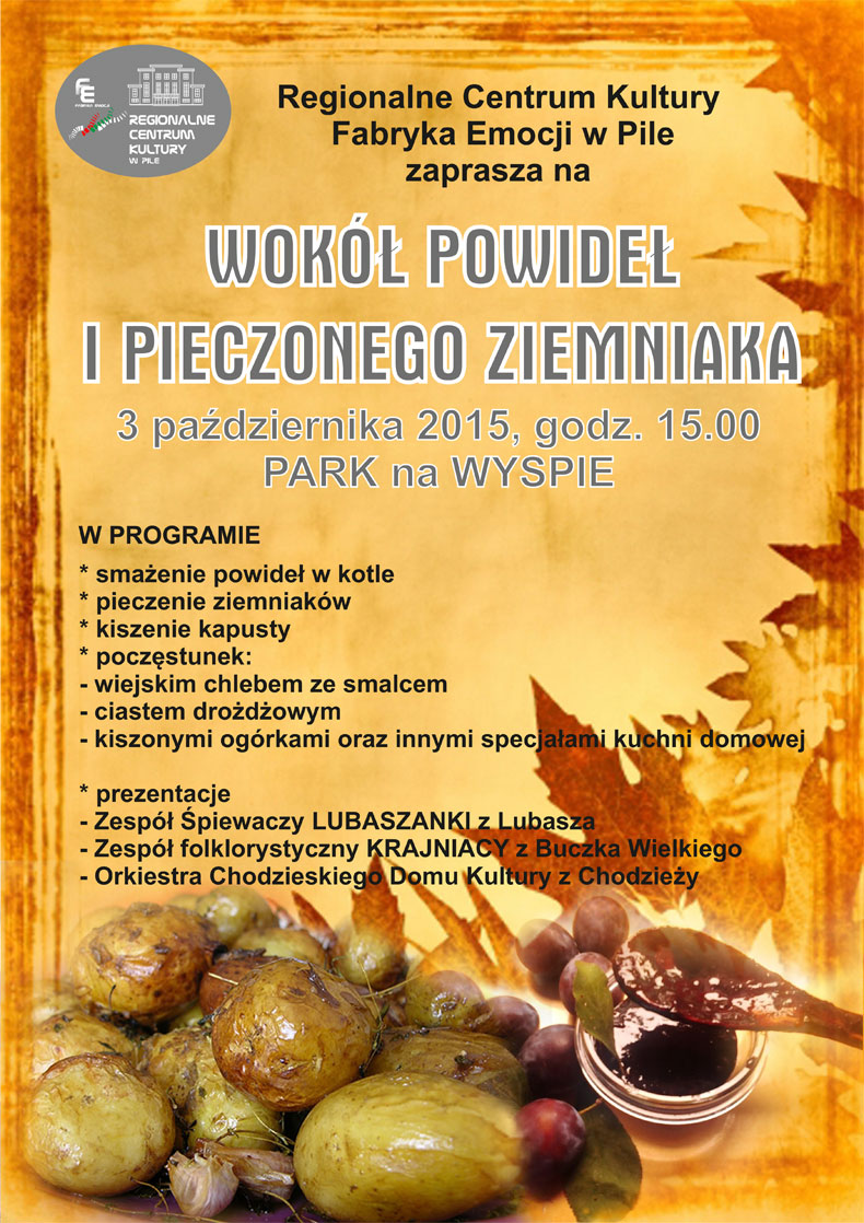 powidla pieczony ziemniak