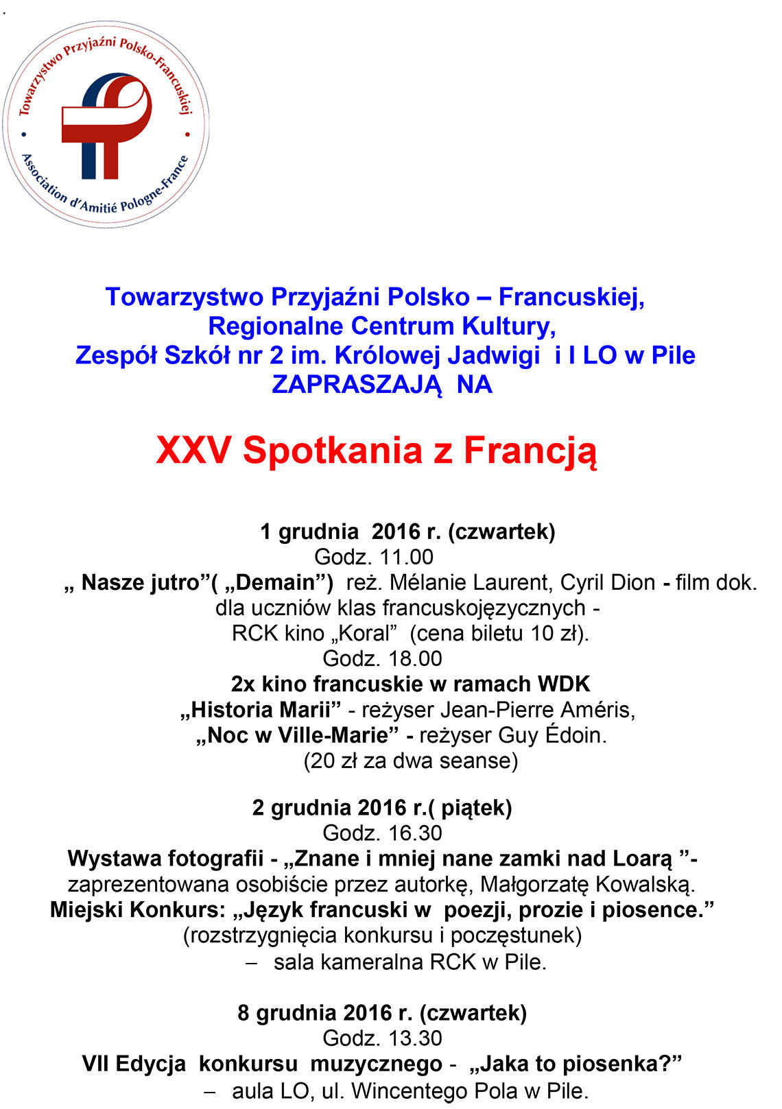 spotkania francja