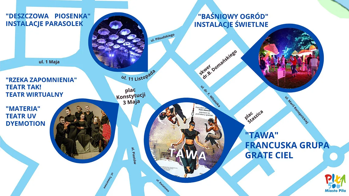 festiwal teatrow swiatla mapa
