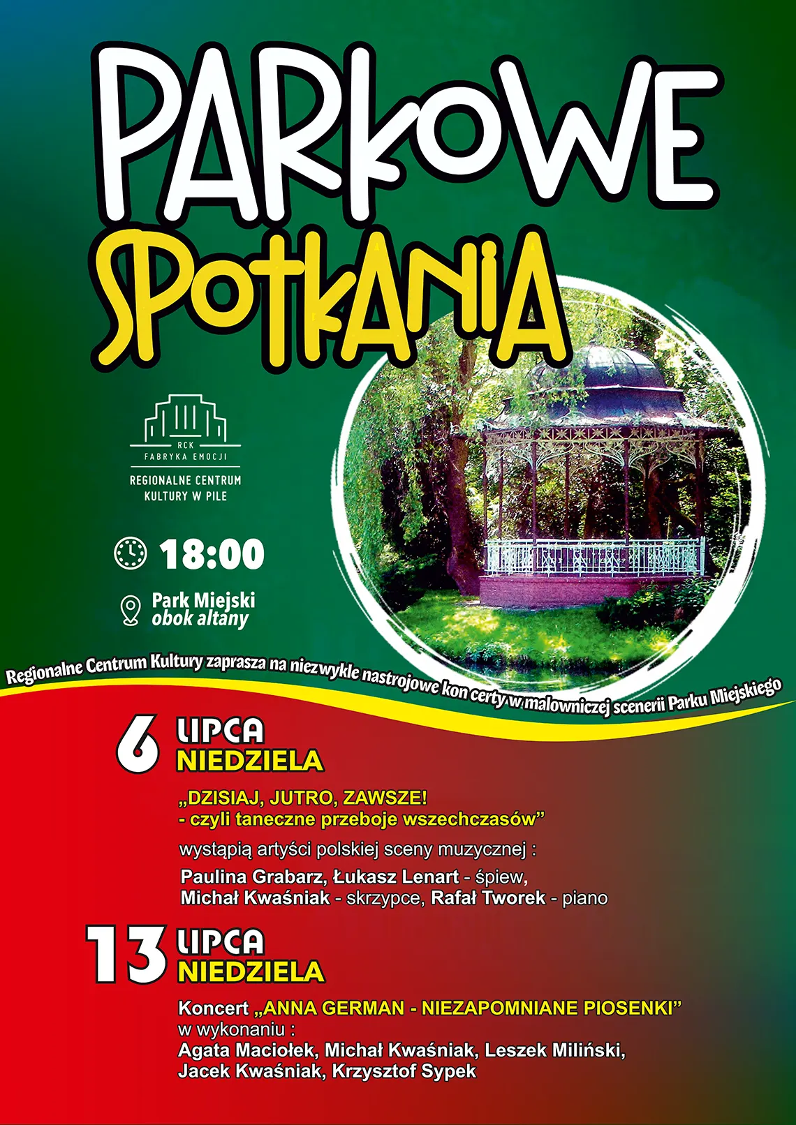 parkowe spotkania lipiec