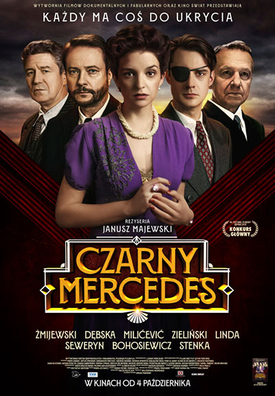 czarny mercedes