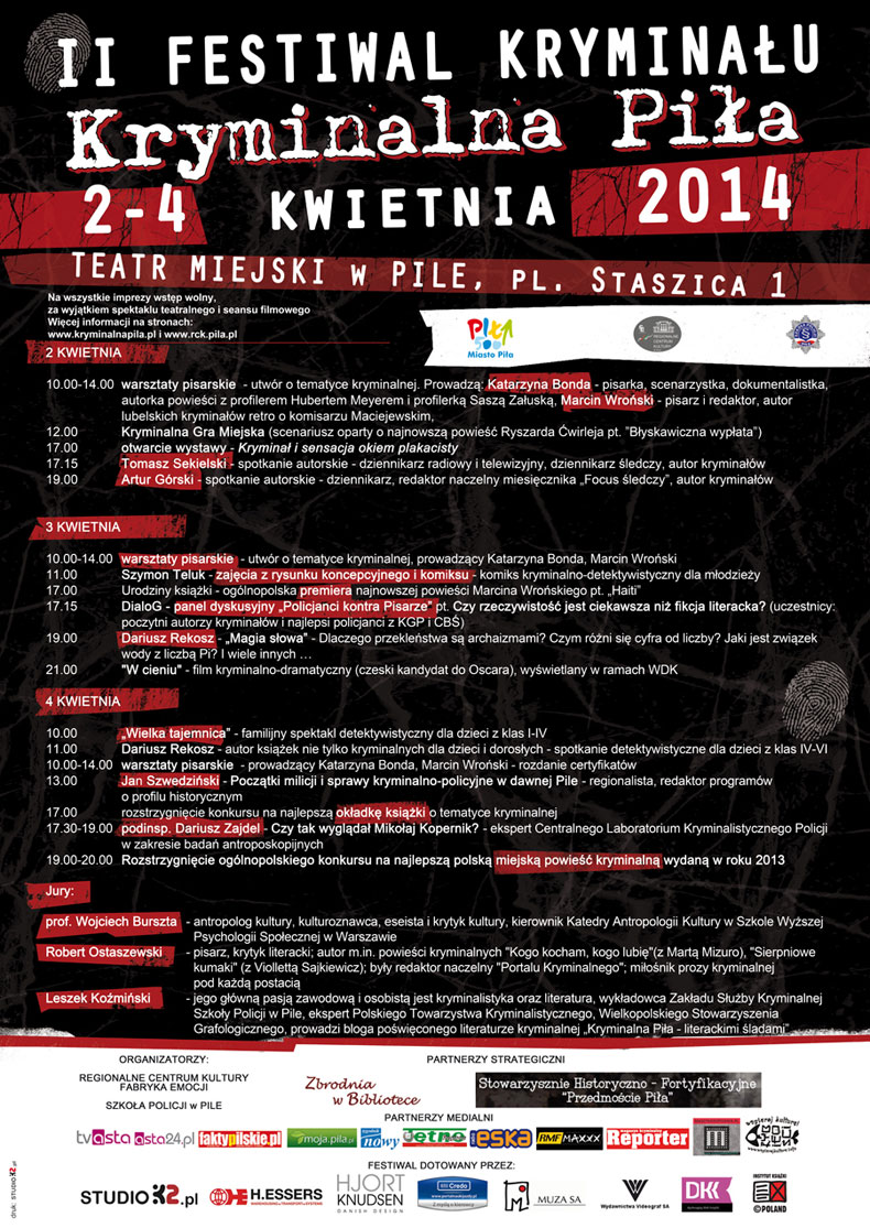 kryminalna pila plakat 2014